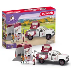 SCHLEICH COFFRET VÉTÉRINAIRE MOBILE AVEC REMORQUE>Enfant Jeux Et Jouets·Jeux Et Jouets Équitation