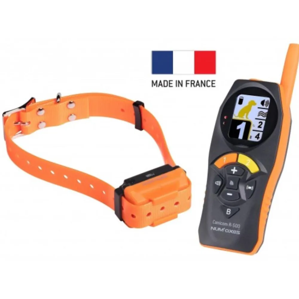NUM'AXES EDUCATION COLLIER DRESSAGE CANICOM R-500> Colliers De Dressage Et Piles·Colliers De Dressage Portée 400-1200M|Colliers De Dressage Et Piles·Colliers De Dressage Portée 400-1200M