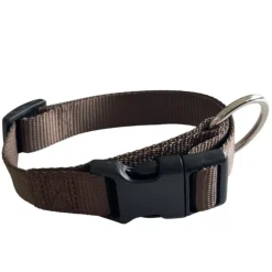 TERZEO VOS ANIMAUX COLLIER NYLON MARRON><noscript><img width=