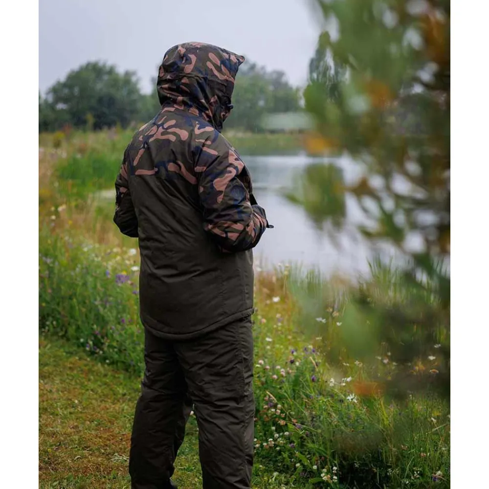 FOX COMBINAISON CHAUDE KAKI/CAMO> Vêtements Pêche De La Carpe·Vêtements Fox