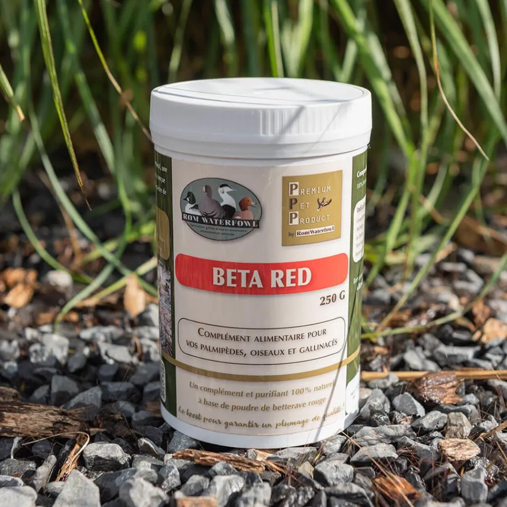 ROMWATERFOWL COMPLÉMENT BETA RED 250G> Élevage Canards, Sauvagines Et Oies·Aliments Complémentaires|Élevage Canards, Sauvagines Et Oies·Compléments Alimentaires