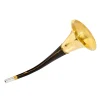 TERZEO CHASSEURS CORNE GAINEE MARRON 40CM + SAUTOIR> Trompes D'Appel·Cornes Et Trompes De Chasse