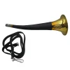 TERZEO CHASSEURS CORNE RONDE GAINEE 30CM + SAUTOIR> Trompes D'Appel·Cornes Et Trompes De Chasse