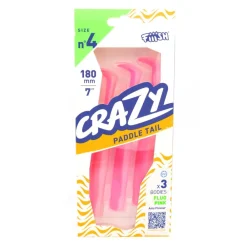 FIIISH CORPS DE RECHANGE CRAZY PADDLE TAIL 180 X3> Leurres Souples Mer·Leurres Souples Mer Fiiish