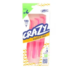 FIIISH CORPS DE RECHANGE CRAZY PADDLE TAIL 180 X3> Leurres Souples Mer·Leurres Souples Mer Fiiish