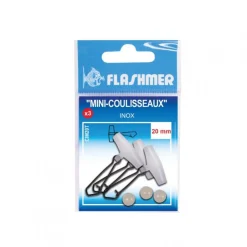 FLASHMER COULISSEAUX MIN X3> Montages Surf Casting·Émerillons Mer, Sleeves Et Attaches