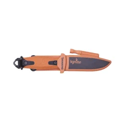 BROWNING COUTEAU IGNITE NOIR & ORANGE ALLUME FEU & CLIP CEINTURE> Couteaux Et Pinces Multifonctions·Couteaux Outdoor|Couteaux Et Pinces Multifonctions·Couteaux Pliants
