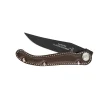 C DOZORME COUTEAU MANCHE CUIR MARRON LAME NOIRE> Couteaux Traditionnels·Couteaux Traditionnels|Couteaux Traditionnels·Couteaux Traditionnels