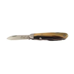 DOURIS CHASTEL COUTEAU MULTIFONCTIONS NAVETTE EN POINTE DE CORNE><noscript><img width=