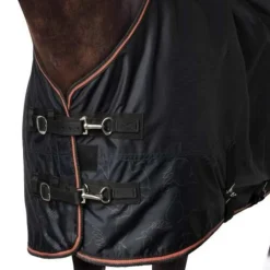 HORZE COUVERTURE IMPERMEABLE DOUBLE POLAIRE PONEY 0GR NOIR> Chemises Et Couvertures D'Extérieur·Chemises D'Extérieur