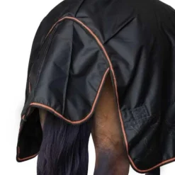 HORZE COUVERTURE IMPERMEABLE DOUBLE POLAIRE PONEY 0GR NOIR><noscript><img width=