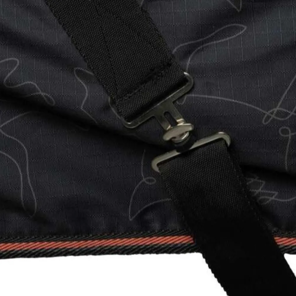 HORZE COUVERTURE IMPERMEABLE DOUBLE POLAIRE PONEY 0GR NOIR> Chemises Et Couvertures D'Extérieur·Chemises D'Extérieur
