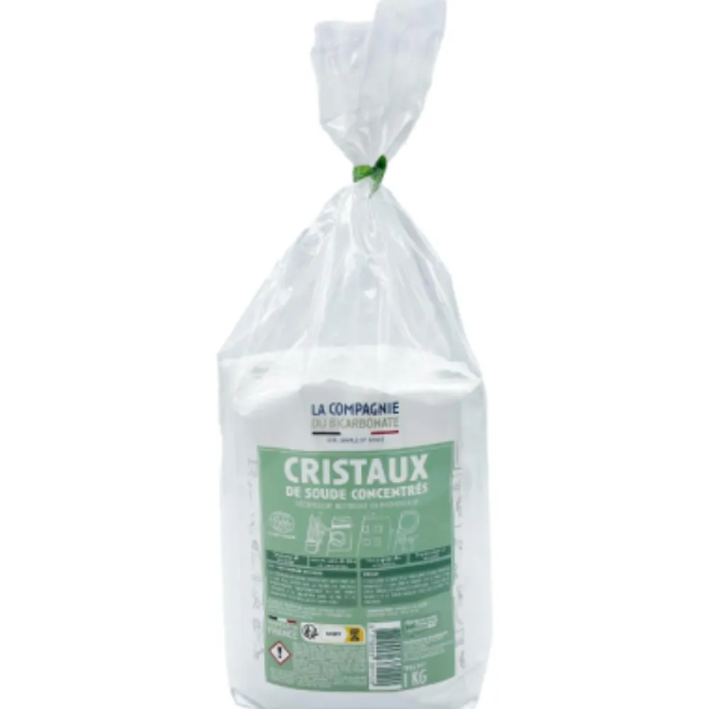 COMPAGNIE DU BICARBONATE CRISTAUX DE SOUDE CONCENTRES 1KG> Ingrédients Ménagers·Ingrédients Ménagers
