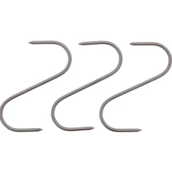PRADEL EXCELLENCE CROCHETS X3 BOUCHER INOX 14 CM> Accessoires Pour La Découpe·Crochets Et Ficelles De Boucher|Accessoires Pour La Découpe·Crochets Et Ficelles De Boucher