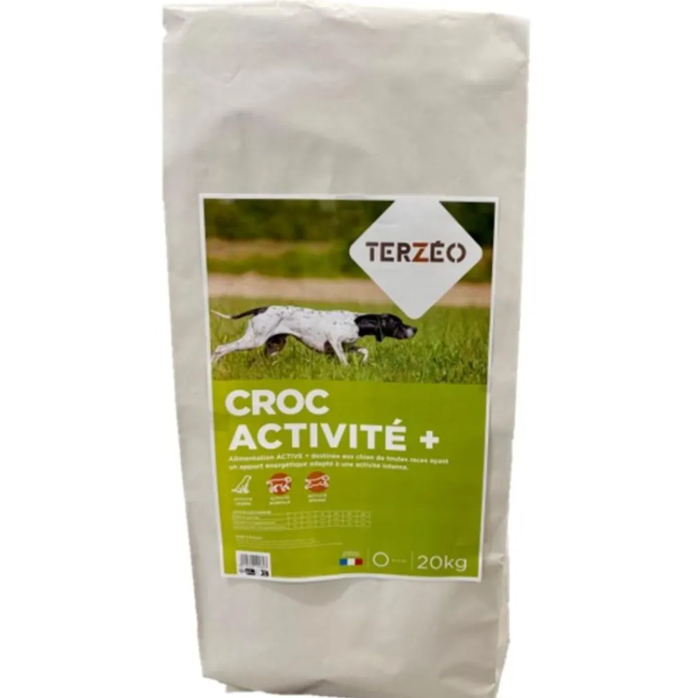TERZEO VOS ANIMAUX CROQUETTE CROC ACTIVITE + 20KG> Alimentation·Croquettes Chien Adulte Énergie|Alimentation·Croquettes Chien Adulte Énergie