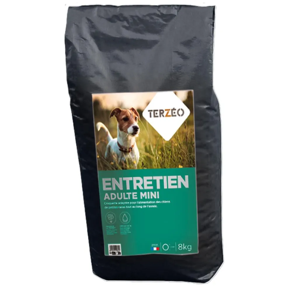TERZEO VOS ANIMAUX CROQUETTE PREMIUM MINI ADULTE 8KG> Alimentation·Croquettes Chien Adulte Entretien|Alimentation·Croquettes Chien Adulte Entretien