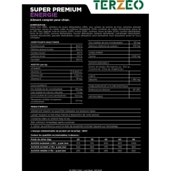 TERZEO VOS ANIMAUX CROQUETTE SUPER PREMIUM ENERGIE 14KG><noscript><img width=