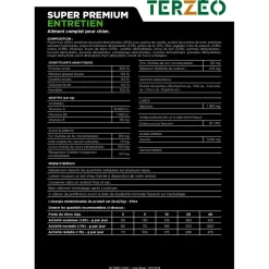 TERZEO VOS ANIMAUX CROQUETTE SUPER PREMIUM ENTRETIEN 14KG><noscript><img width=