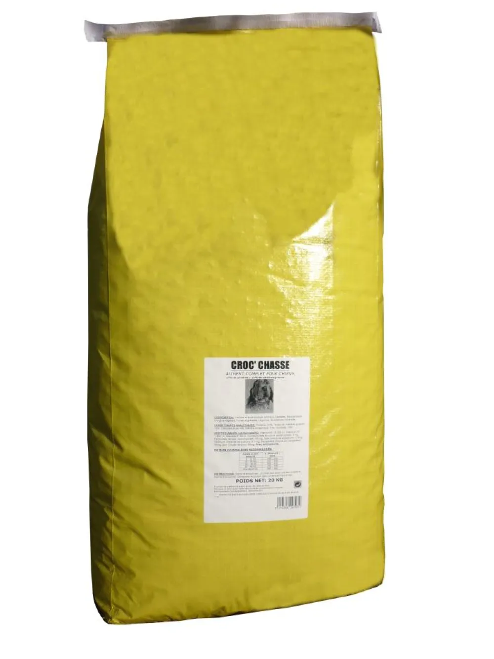 CROQUETTES CHASSE JAUNE 20KG> Alimentation·Croquettes Chien Adulte Entretien|Alimentation·Croquettes Chien Adulte Entretien