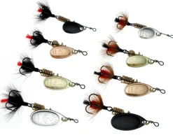 MEPPS CUILLER ARGENT MOUCHE ROUGE> Leurres Durs Carnassiers·Cuillers Tournantes Et Ondulantes