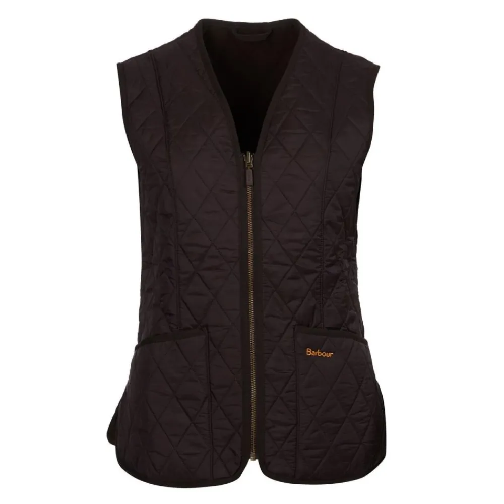 BARBOUR DOUBLURE FEMME BETTY BROWN>Femme Vêtements Barbour·Gilets Barbour Femme