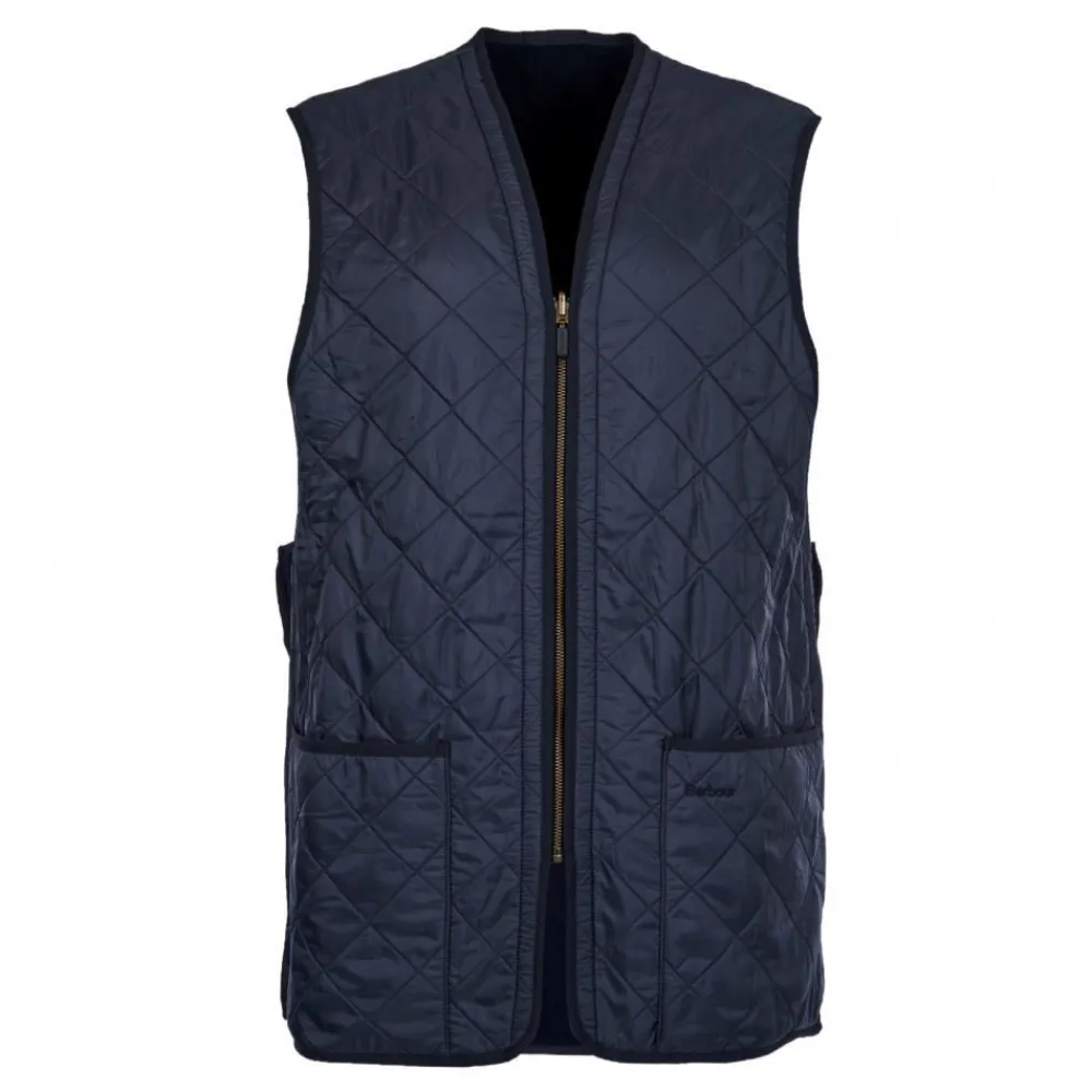 BARBOUR DOUBLURE POLARQUILT NAVY>Homme Vêtements Barbour·Gilets Matelassés Barbour
