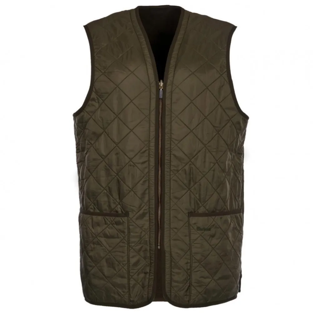 BARBOUR DOUBLURE POLARQUILT OLIVE>Homme Vêtements Barbour·Gilets Matelassés Barbour