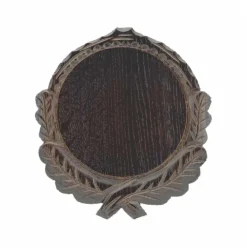 EUROHUNT ECUSSON SCULTE DEFENSES DE SANGLIER 19CM FONCE> Chasse Du Grand Gibier·Accessoires Pour Trophées