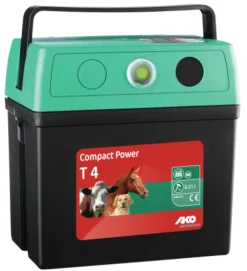 AKO ELECTRIFICATEUR COMPACT POWER T4 9V> Electrificateurs De Clôture·Électrificateurs Pile Ou Batterie - De 2 Joules|Electrificateurs De Clôture·Électrificateurs Pile Ou Batterie - De 2 Joules