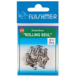 FLASHMER EMERILLON ROLLING> Montages Surf Casting·Émerillons Mer, Sleeves Et Attaches