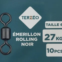TERZEO PÊCHEURS EMERILLON ROLLING NOIR X10><noscript><img width=