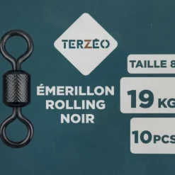 TERZEO PÊCHEURS EMERILLON ROLLING NOIR X10><noscript><img width=