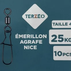 TERZEO PÊCHEURS EMERILLONS A AGRAFE NICE X10><noscript><img width=