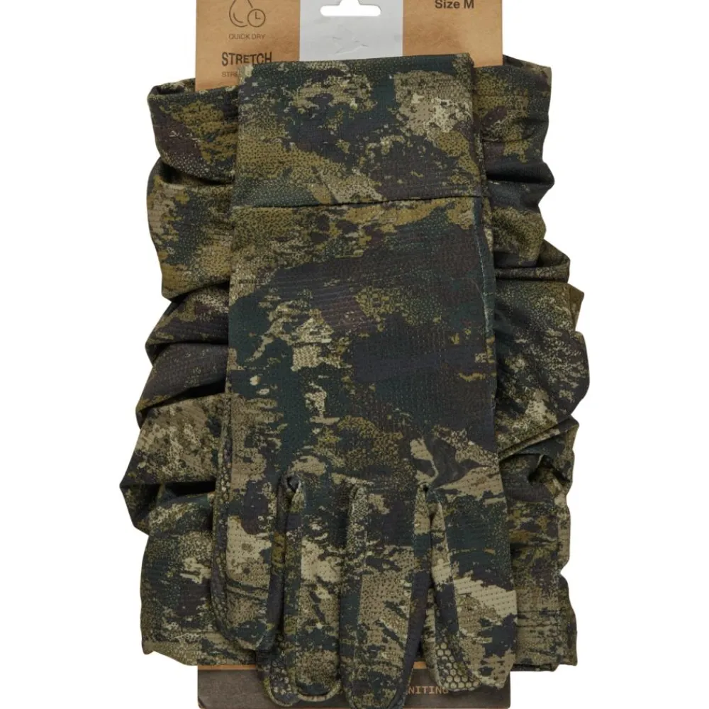 SEELAND ENSEMBLE GANTS/TOUR DE COU CAMO AERO COVER>Homme Accessoires Habillement De Chasse·Gants, Moufles Et Mitaines