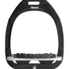 FLEX ON ETRIER COMPOSITE NOIR PLANCHE GRIS ELASTO NOIR> Equipements De La Selle·Étriers Flex'On