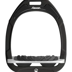 FLEX ON ETRIER COMPOSITE NOIR PLANCHE GRIS ELASTO NOIR> Equipements De La Selle·Étriers Flex'On