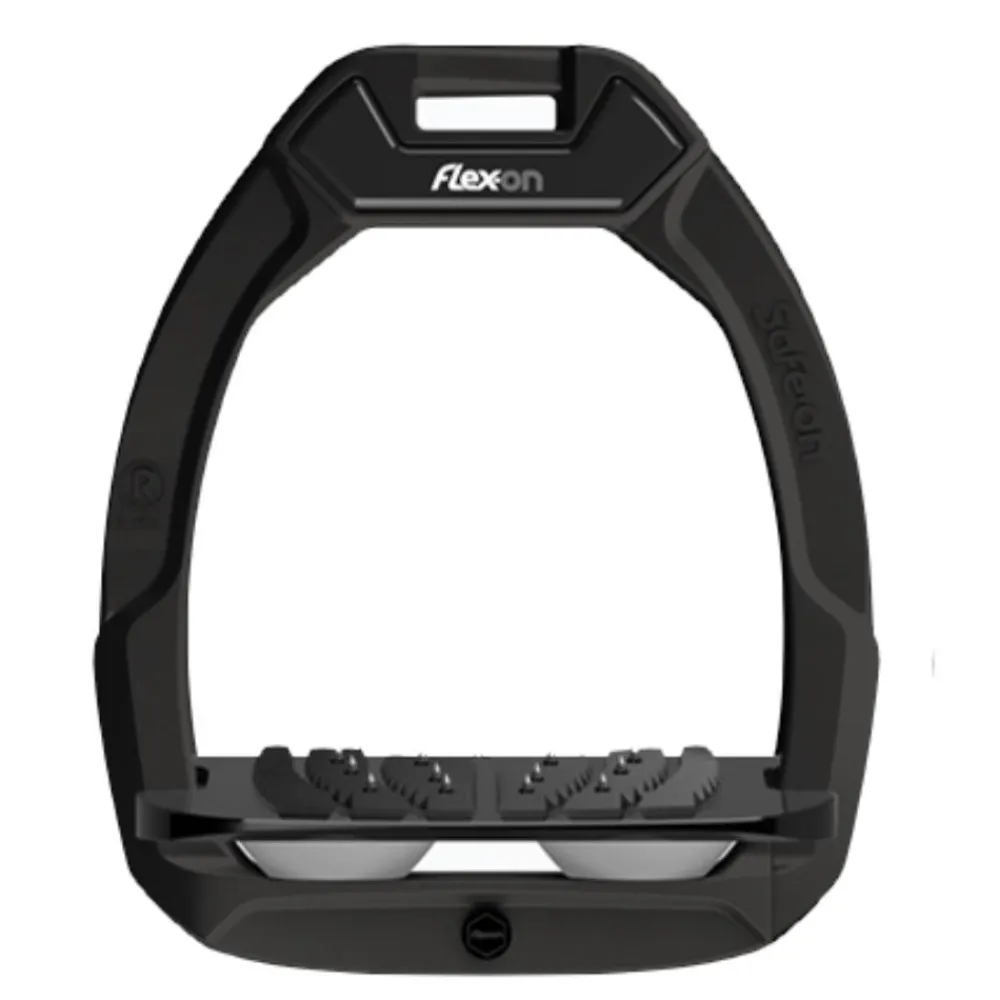 FLEX ON ETRIER SAFE ON NOIR ELASTO GRIS> Equipements De La Selle·Étriers Flex'On