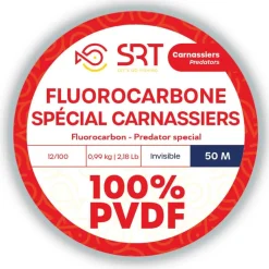 SRT FIL DE PECHE FLUOROCARBONE 100% PVDF 50M><noscript><img width=
