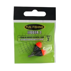 FUN FISHING FLOTTEUR COUP JIGGER 2 0,6G X2> Montage Des Lignes Carpodrome·Flotteurs Carpe Et Antennes