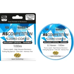 SUNSET FLUOROCARBONE COATED RS COMPETITION> Montages Surf Casting·Fluorocarbones Et Nylons Pour Bas De Ligne Mer