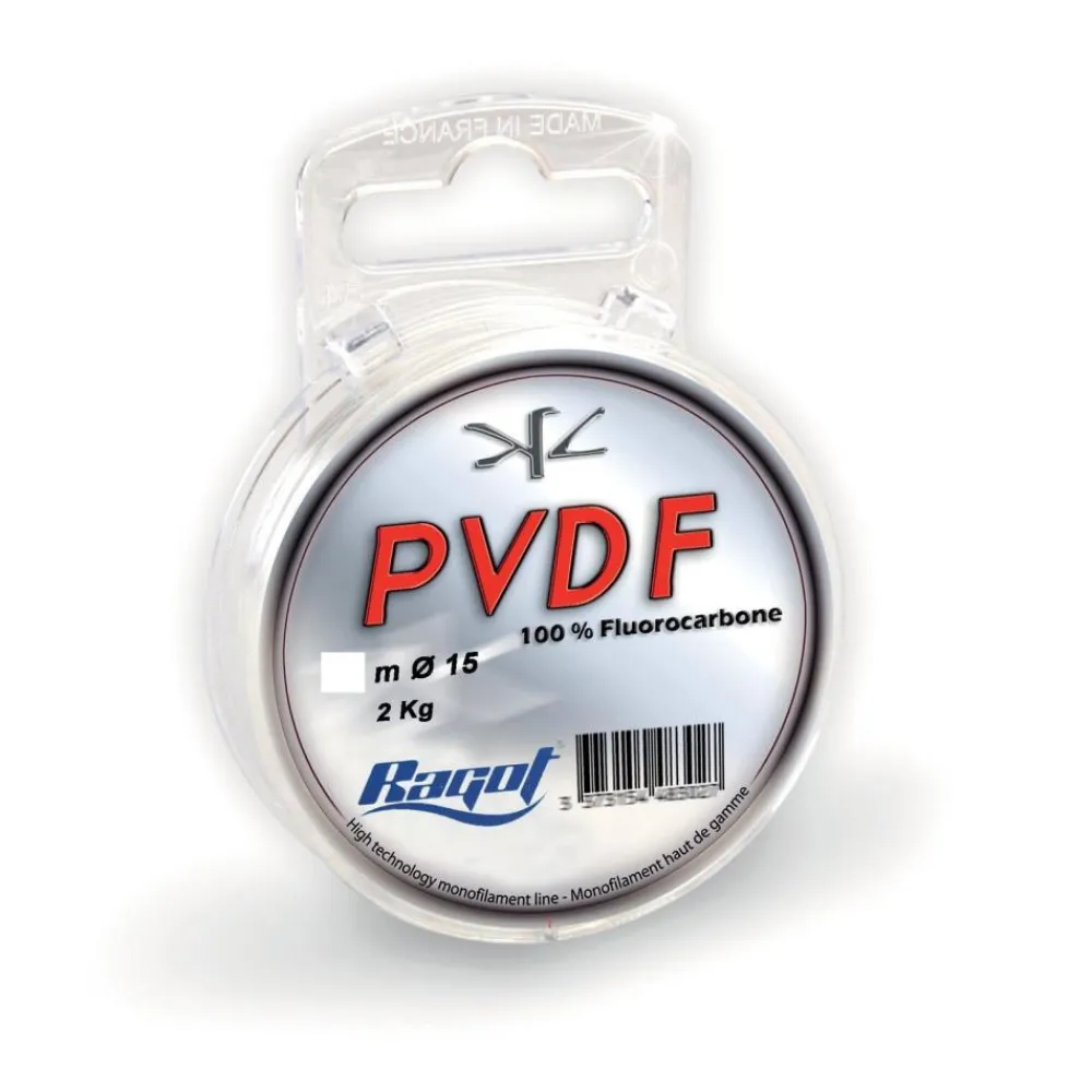 RAGOT FLUOROCARBONE PVDF 15M> Fils Et Tresses Carnassiers·Fluorocarbones