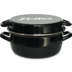 BAUMALU FRITEUSE + PLAT DE SERVICE EN EMAIL> Ustensiles Cuisine Et Plats De Cuisson·Friteuses Et Coupe-Frites