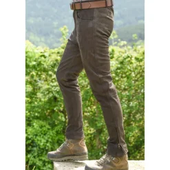 TERZEO CHASSEURS FUSEAU CHASSE CUIR MARRON>Homme Vêtements De Chasse En Cuir·Pantalons Cuir