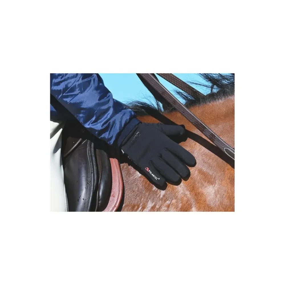 JUMP IN GANTS POLARTEC NOIRS> Protections Du Corps Et Des Mains·Gants Équitation