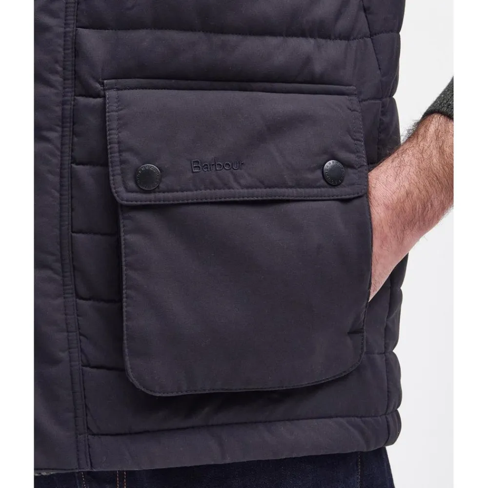 BARBOUR GILET BRADFORD NAVY>Homme Vêtements Barbour·Doudounes Sans Manches Barbour