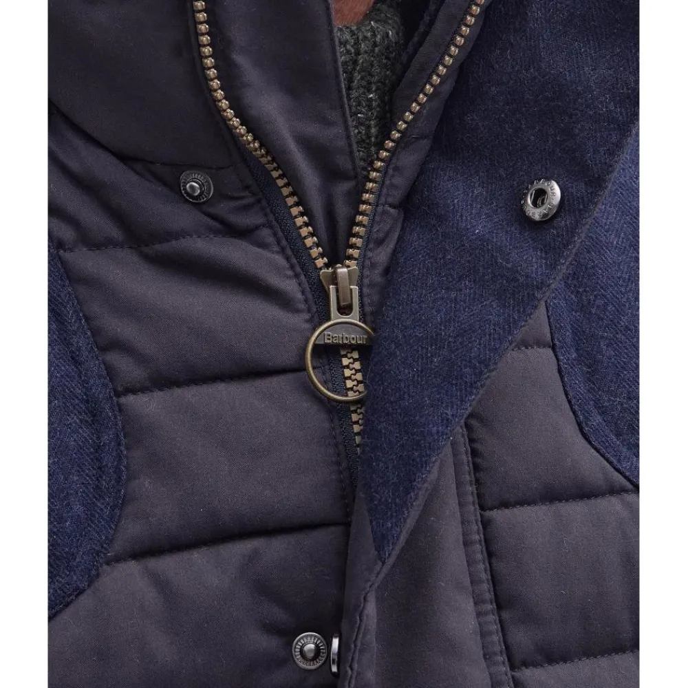 BARBOUR GILET BRADFORD NAVY>Homme Vêtements Barbour·Doudounes Sans Manches Barbour