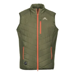 PROHUNT GILET CHAUFFANT HYBRIDE KAKI>Homme Vêtements De Chasse Chauffants·Gilets Chauffants