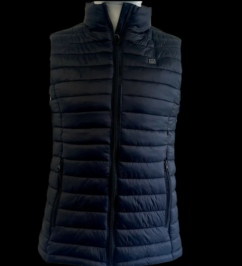 TERZEO CAVALIERS GILET CHAUFFANT SANS MANCHES FEMME MARINE>Femme Vêtements Femme·Hauts D'Équitation Femme