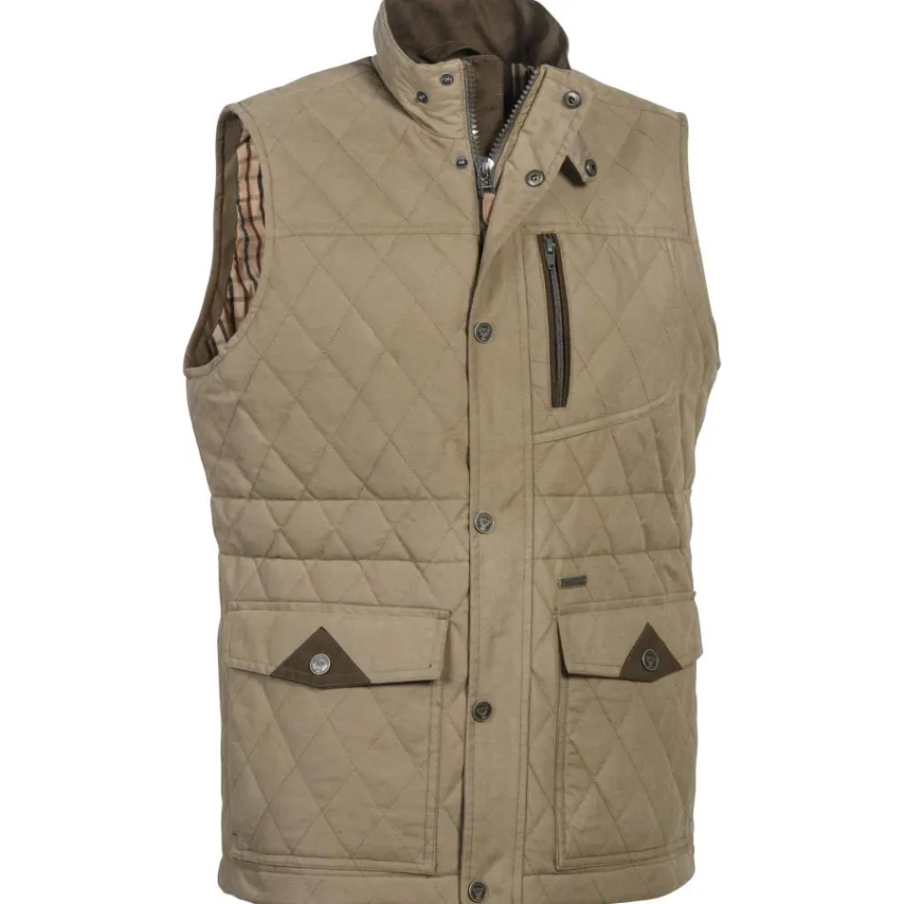 CLUB INTERCHASSE GILET DE CHASSE MATELASSE HOMME ARES TABAC>Homme Vêtements & Accessoires Club Interchasse·Gilets De Chasse Club Interchasse