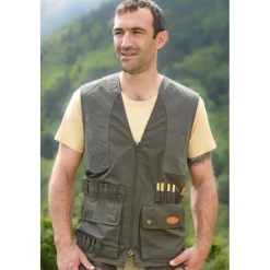 WINCHESTER GILET DE TRAQUE BIMAT KAKI>Homme Gilets De Chasse·Gilets De Chasse